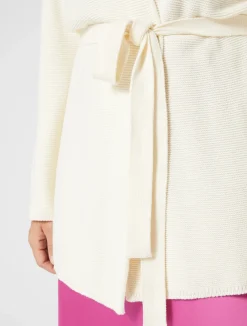 New Marina Rinaldi Cotton cardigan WHITE