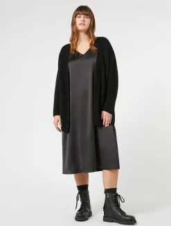 Fashion Marina Rinaldi Cotton cardigan BLACK