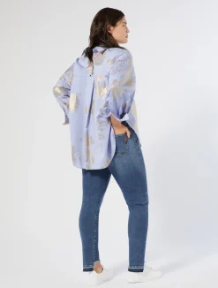 Sale Marina Rinaldi Cotton denim jeans NAVY