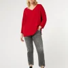 Discount Marina Rinaldi Cotton denim jeans BLACK