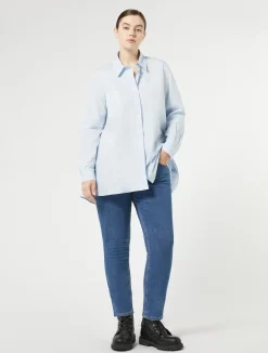 Fashion Marina Rinaldi Cotton denim jeans BLUEJEANS