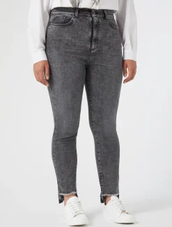 Best Marina Rinaldi Cotton denim jeans BLACK
