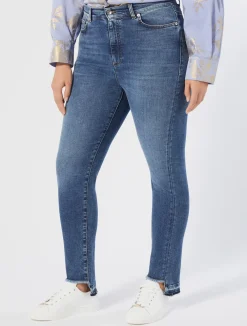 Sale Marina Rinaldi Cotton denim jeans NAVY