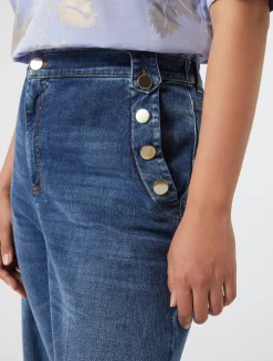 Clearance Marina Rinaldi Cotton denim jeans NAVY