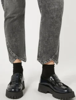 Discount Marina Rinaldi Cotton denim jeans BLACK