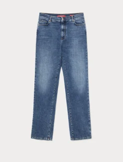 Clearance Marina Rinaldi Cotton denim jeans NAVY