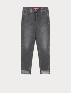 Best Marina Rinaldi Cotton denim jeans BLACK