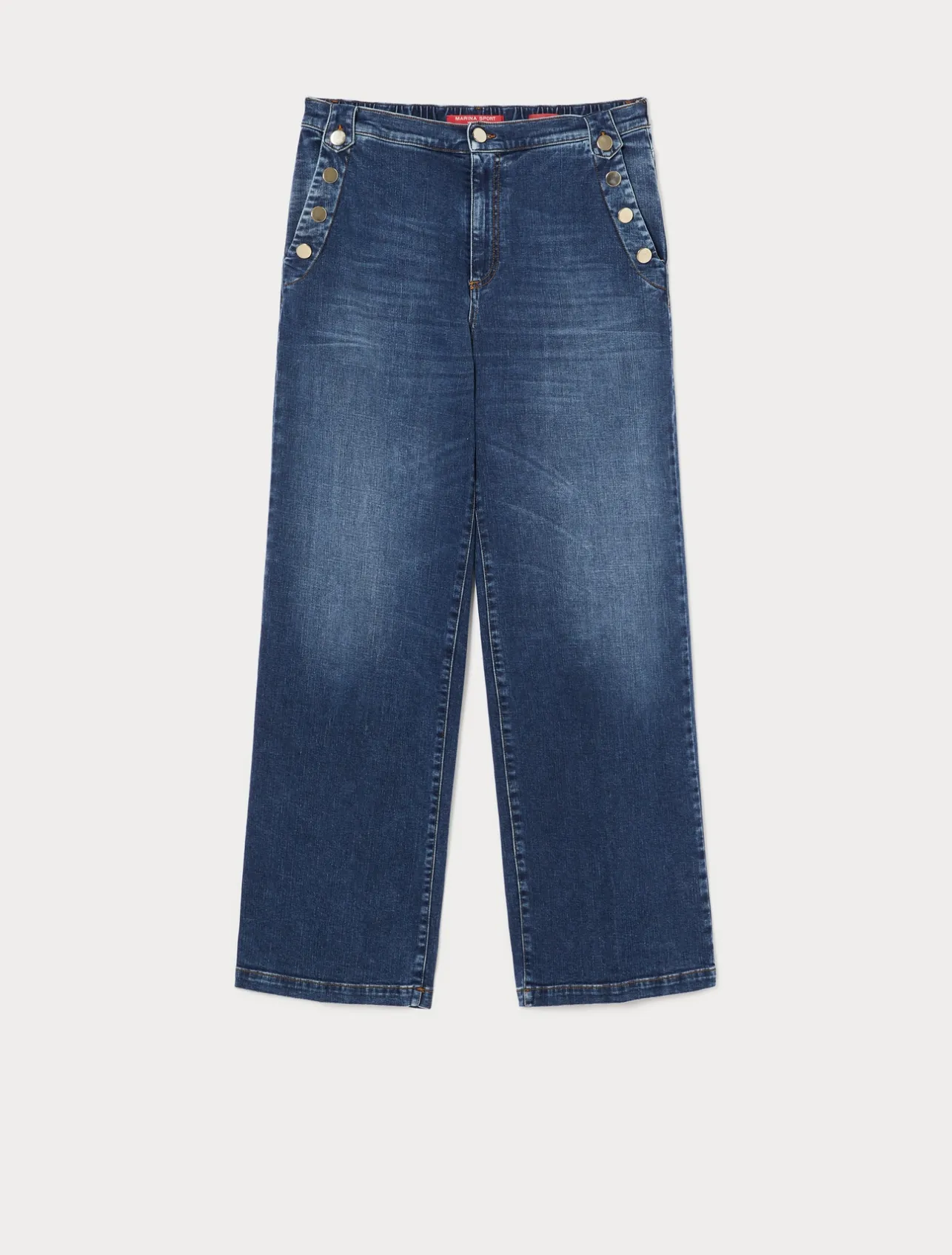Clearance Marina Rinaldi Cotton denim jeans NAVY