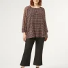 Best Marina Rinaldi Cotton denim trousers BLACK