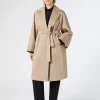 Discount Marina Rinaldi Cotton gabardine raincoat HAZELNUTBROWN