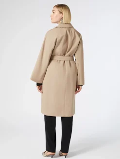 Discount Marina Rinaldi Cotton gabardine raincoat HAZELNUTBROWN
