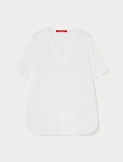 Discount Marina Rinaldi Cotton jersey T-shirt OPTICALWHITE