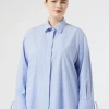 Sale Marina Rinaldi Cotton poplin shirt AVIO