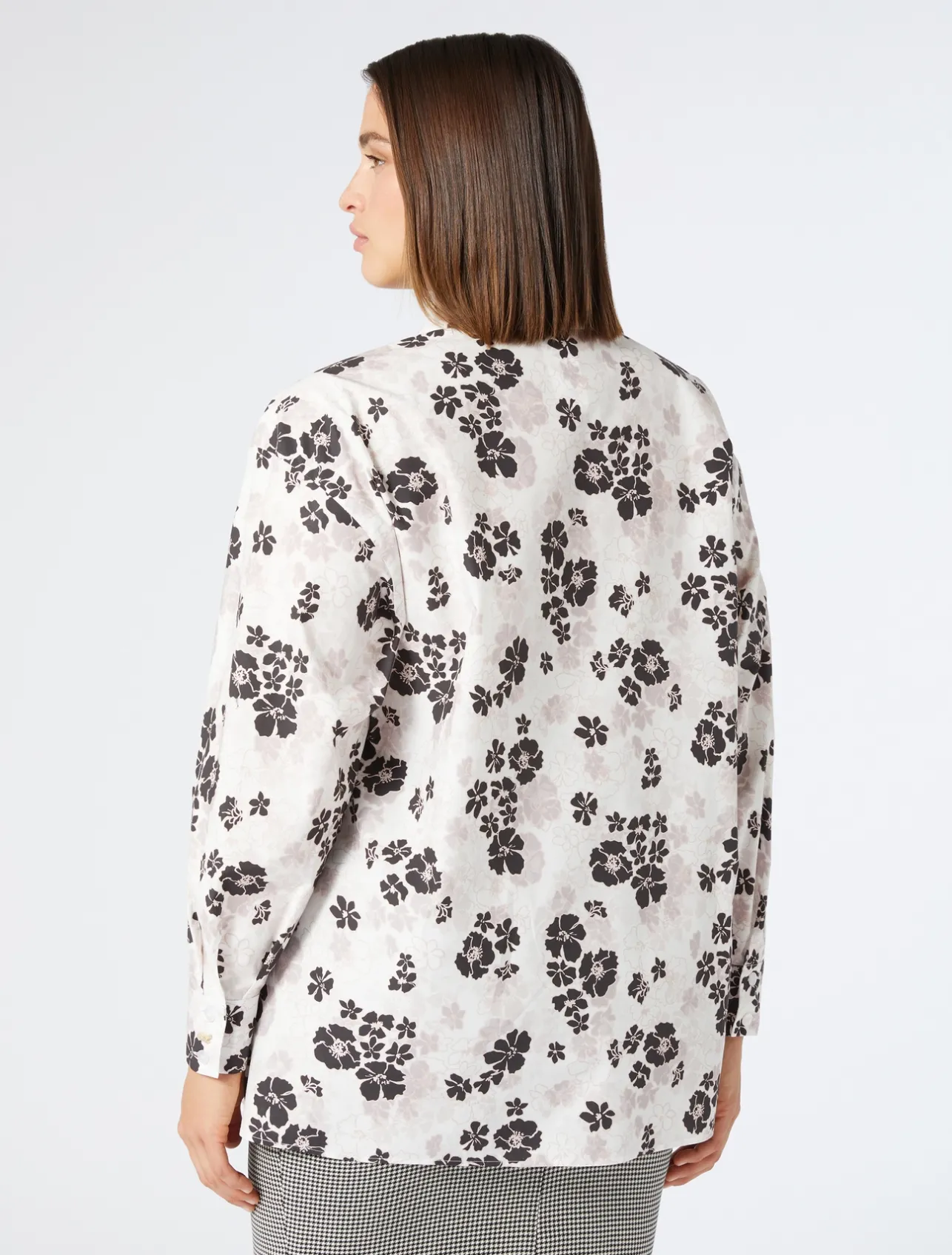Best Marina Rinaldi Cotton poplin shirt OPTICALWHITE