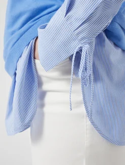 Sale Marina Rinaldi Cotton poplin shirt AVIO
