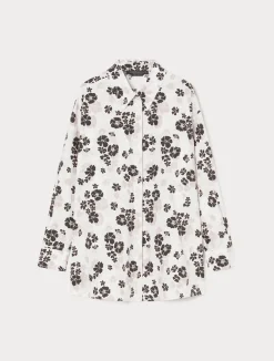 Best Marina Rinaldi Cotton poplin shirt OPTICALWHITE