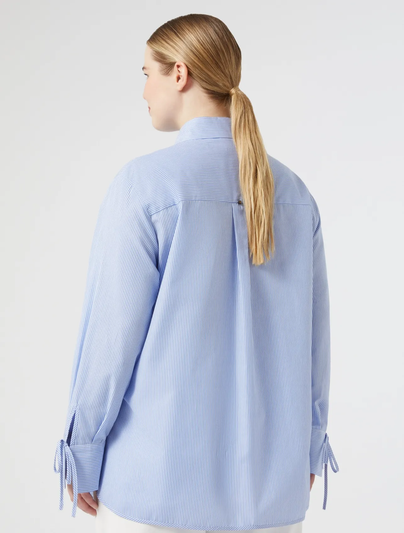 Sale Marina Rinaldi Cotton poplin shirt AVIO