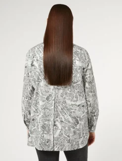 Hot Marina Rinaldi Cotton poplin shirt OPTICALWHITE