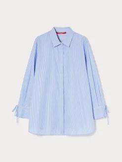 Sale Marina Rinaldi Cotton poplin shirt AVIO
