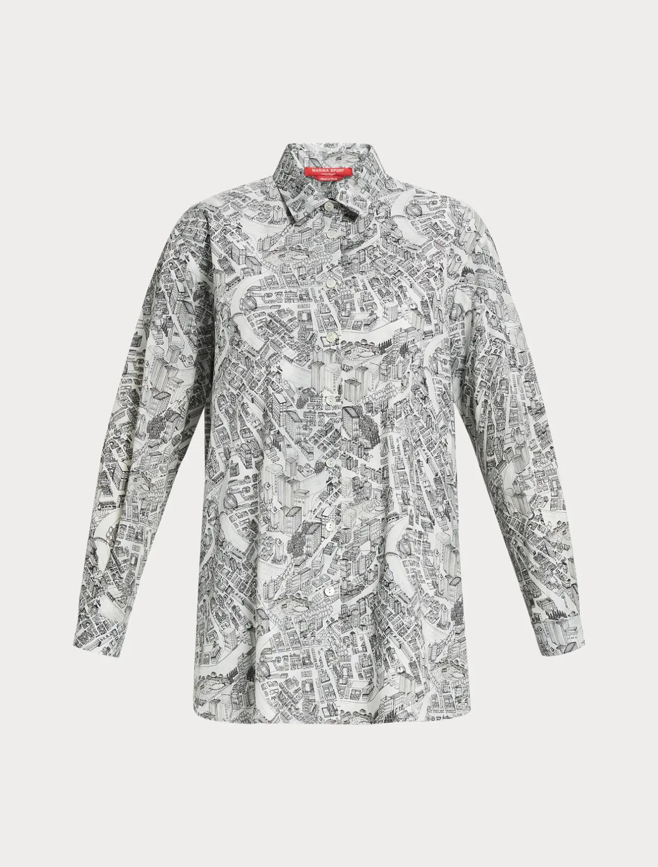 Hot Marina Rinaldi Cotton poplin shirt OPTICALWHITE