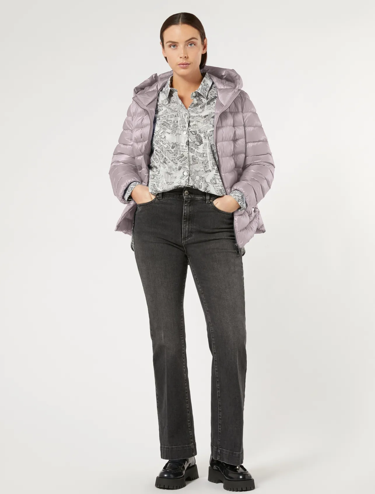 Hot Marina Rinaldi Cotton poplin shirt OPTICALWHITE