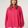 Discount Marina Rinaldi Cotton shirt FUCHSIA
