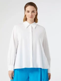 Hot Marina Rinaldi Cotton shirt OPTICALWHITE