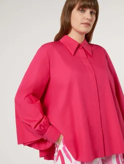 Discount Marina Rinaldi Cotton shirt FUCHSIA