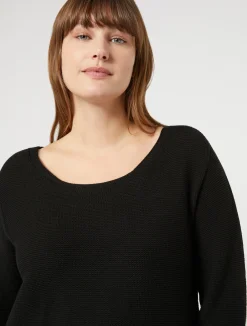 Hot Marina Rinaldi Cotton sweater BLACK