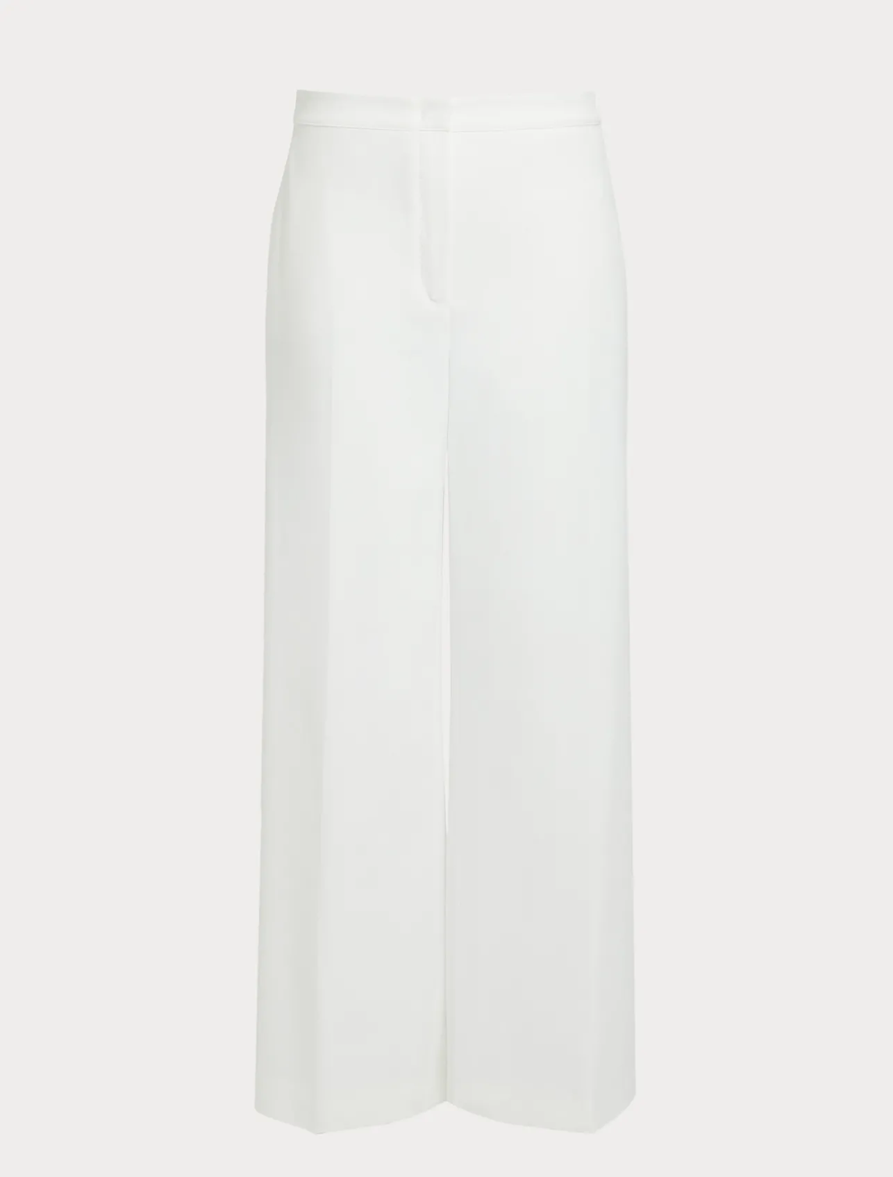 Fashion Marina Rinaldi Cotton-blend canvas trousers WHITE