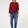 Discount Marina Rinaldi Cotton-blend denim jeans NAVY