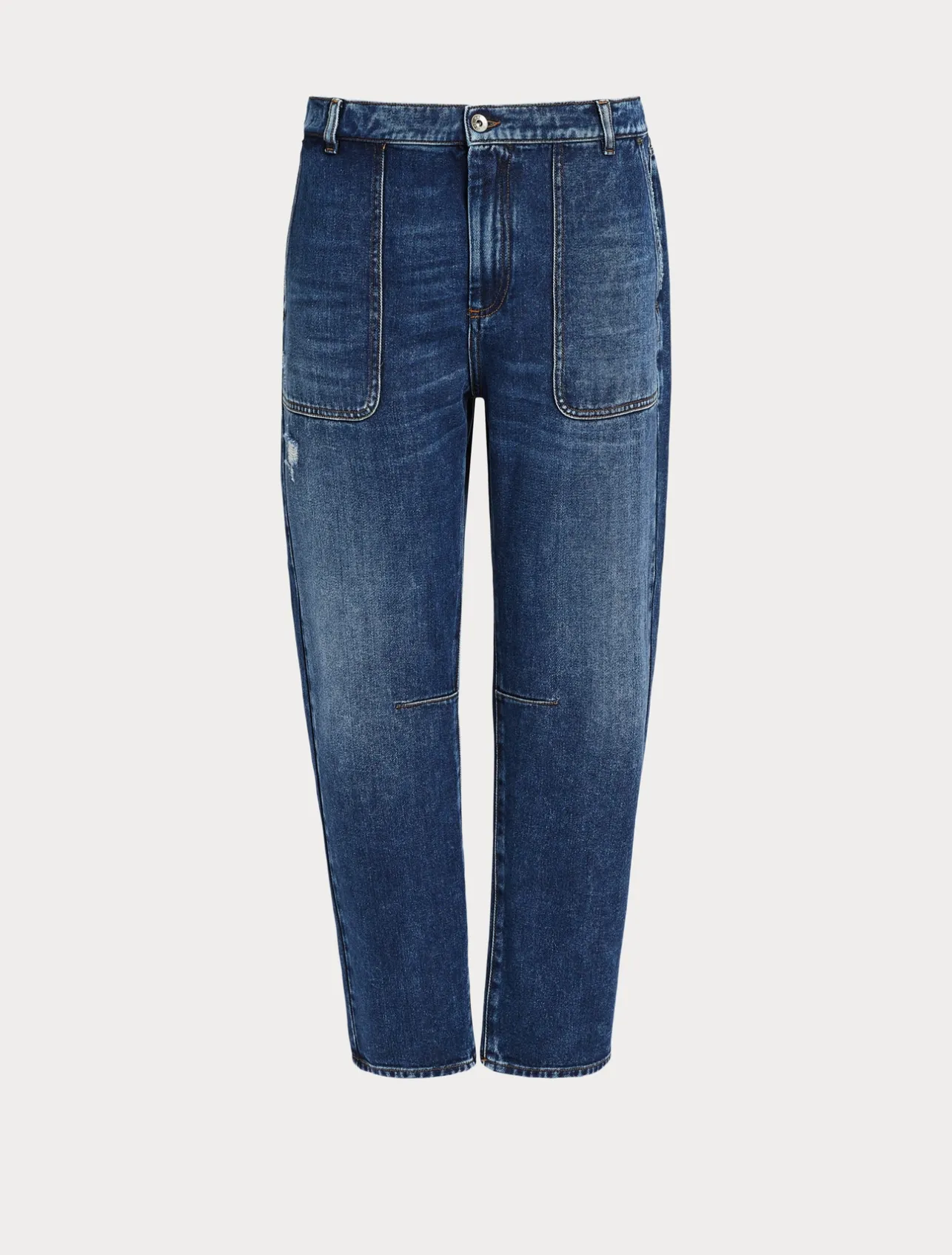 Discount Marina Rinaldi Cotton-blend denim jeans NAVY