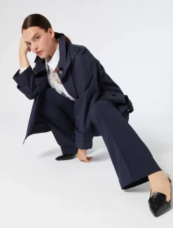 Hot Marina Rinaldi Cotton-blend twill raincoat MIDNIGHTBLUE