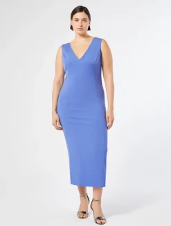 Sale Marina Rinaldi Crepe dress CORNFLOWERBLUE