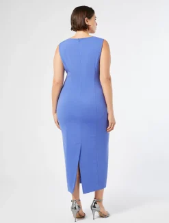 Sale Marina Rinaldi Crepe dress CORNFLOWERBLUE