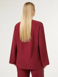 Fashion Marina Rinaldi Crepe envers satin blouse RUBY