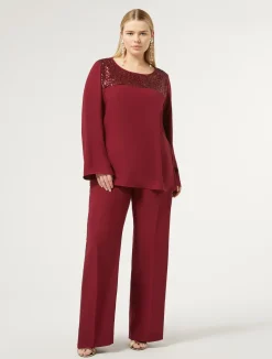 Fashion Marina Rinaldi Crepe envers satin blouse RUBY