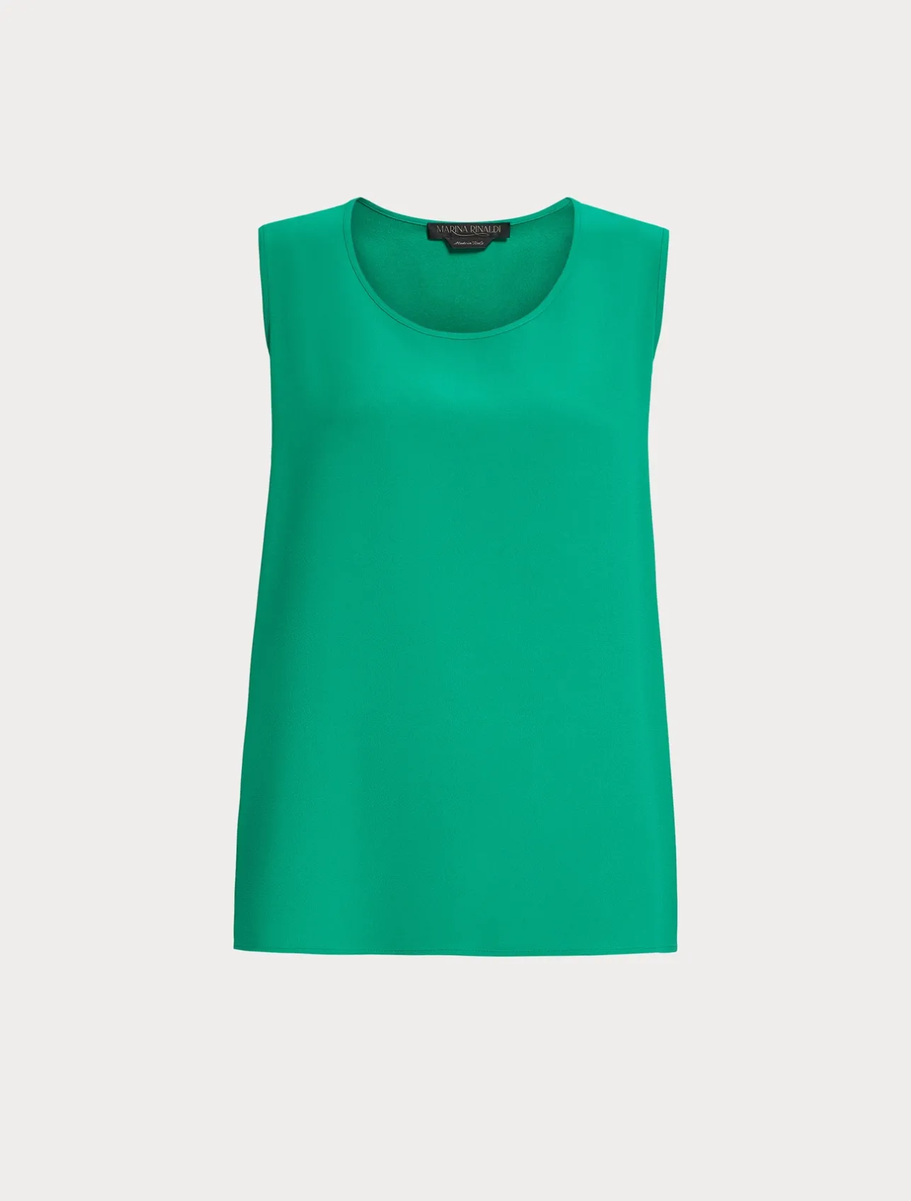 Best Marina Rinaldi Crepe envers satin top GREEN