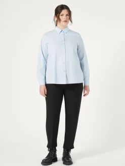 Hot Marina Rinaldi Crepe envers satin trousers BLACK