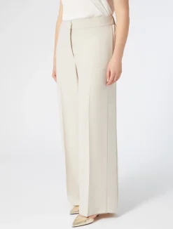 New Marina Rinaldi Crepe envers satin trousers BEIGE