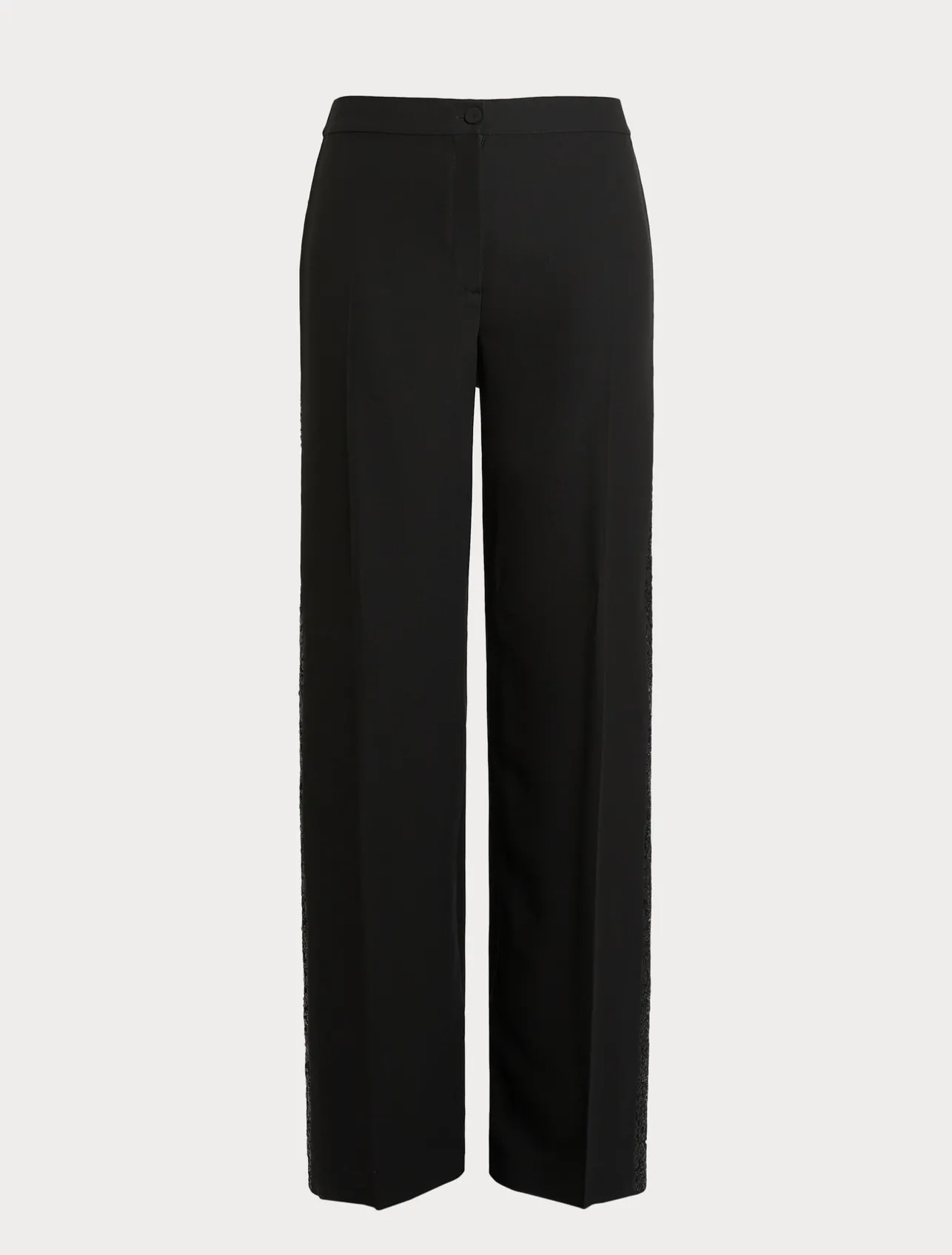 Best Marina Rinaldi Crepe envers satin trousers BLACK