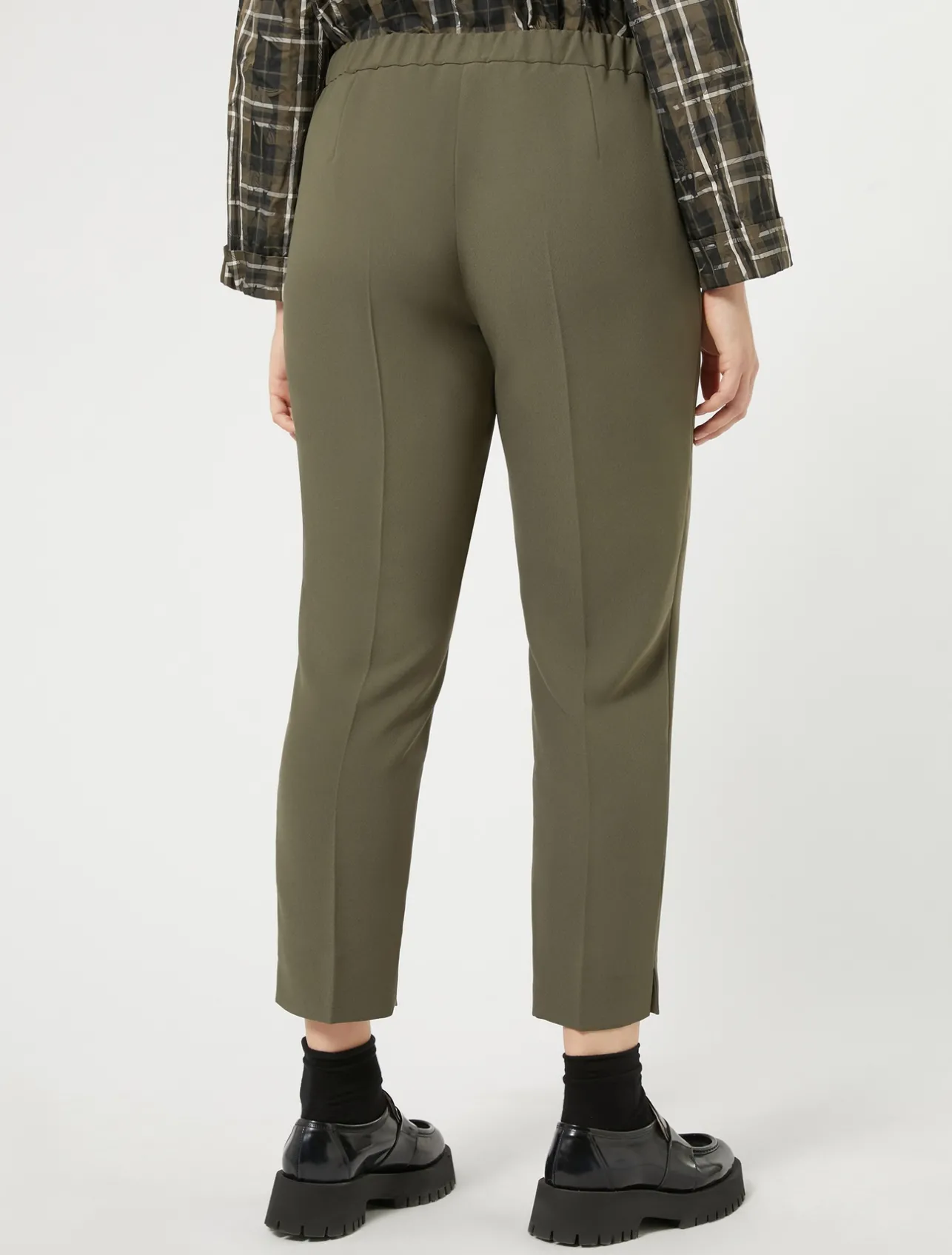 Hot Marina Rinaldi Crepe envers satin trousers KAKI