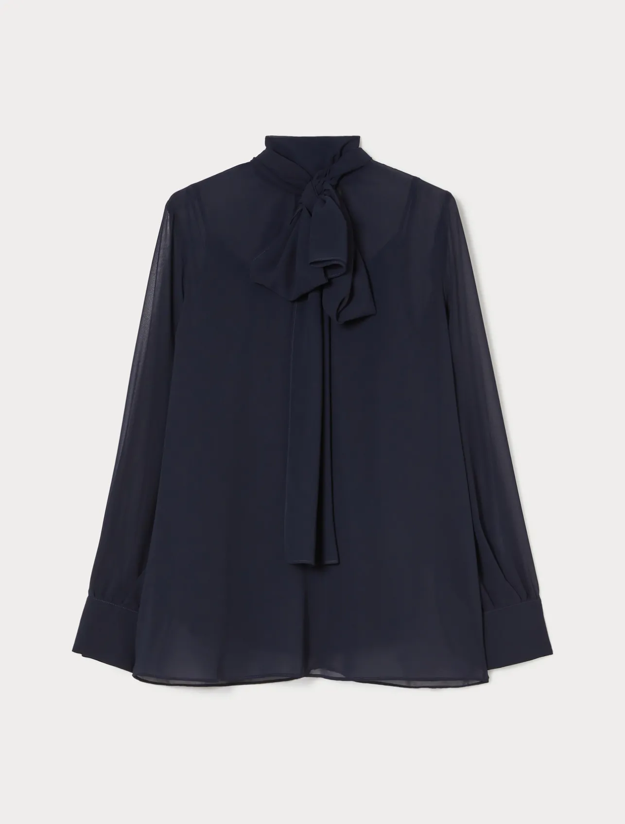 Online Marina Rinaldi Crepe georgette blouse MIDNIGHTBLUE