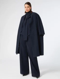 Online Marina Rinaldi Crepe georgette blouse MIDNIGHTBLUE