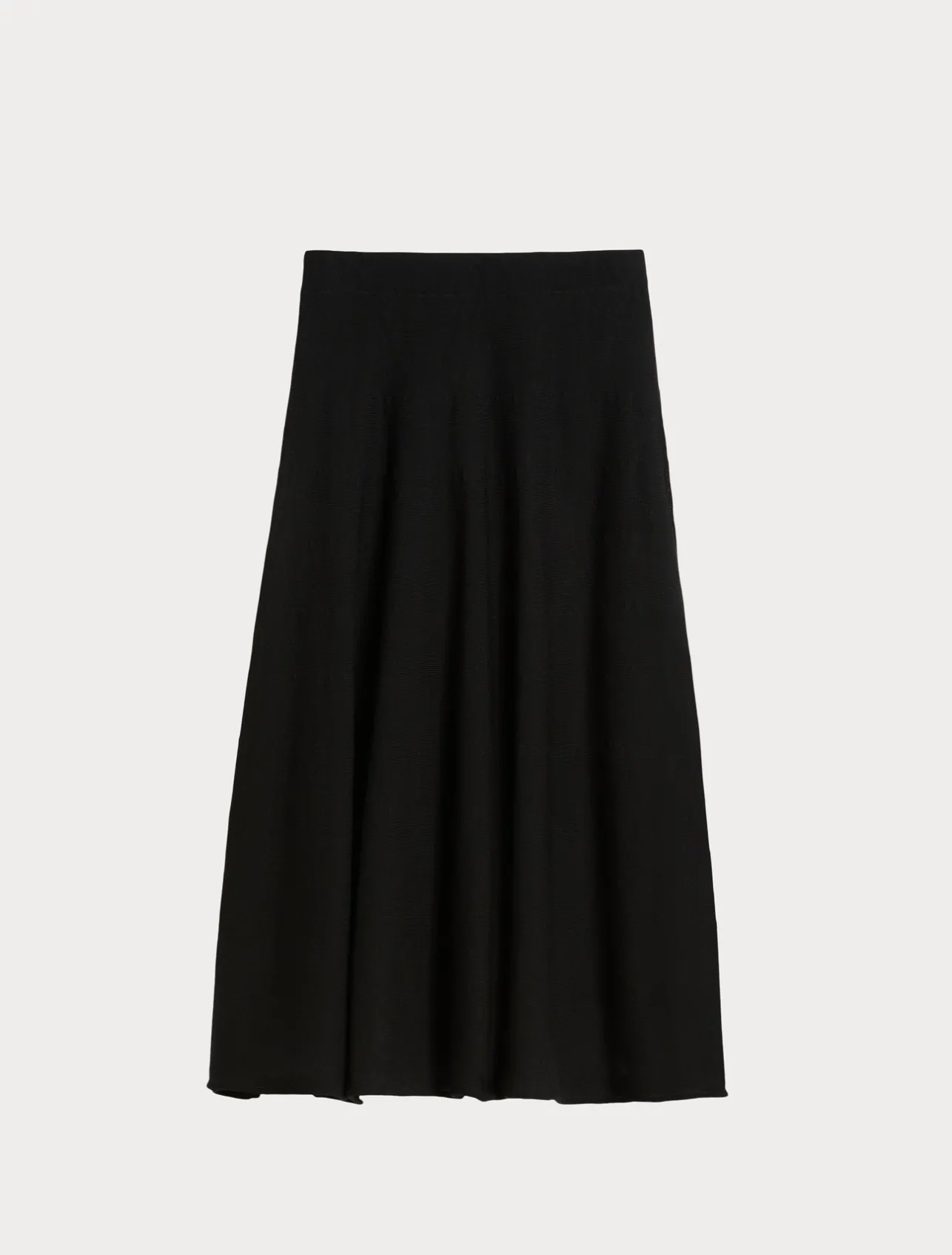 New Marina Rinaldi Crepe knit skirt BLACK
