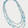 Clearance Marina Rinaldi Crystal-adorned necklace LIGHTBLUE