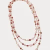 Sale Marina Rinaldi Crystal-adorned necklace PINK