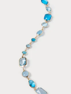 Clearance Marina Rinaldi Crystal-adorned necklace LIGHTBLUE