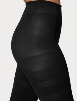 Outlet Marina Rinaldi 100 denier microfibre leggings BLACK