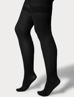 Clearance Marina Rinaldi 60 denier microfibre tights BLACK